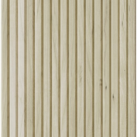 Designs Of Distinction 3/4" Tall Bevel Slat Tambour - Paint Grade (12"W x 96"L) 011296202PT1